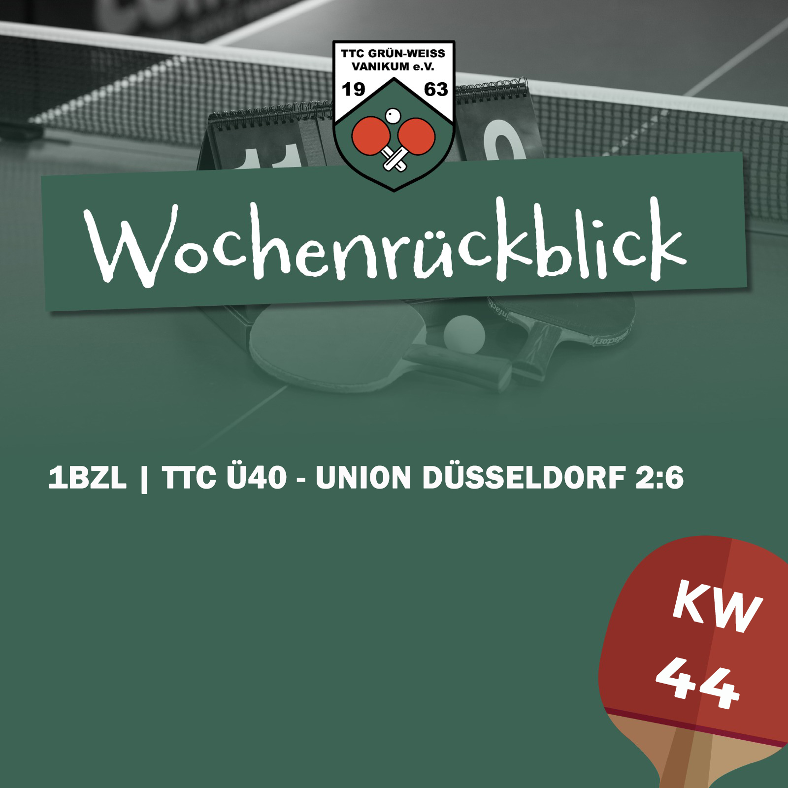 🟩 Rückblick KW 44/2026 ⬜️
